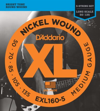 DADDARIO EXL160-5 50-135 strune za bas kitaro