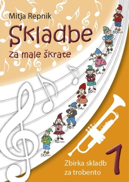 DZS Zbirka skladb za trobento 1+CD Repnik učbenik za trobento
