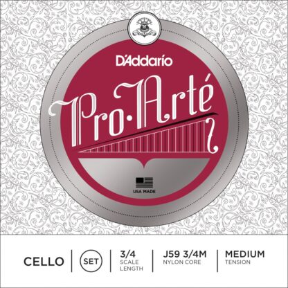 DADDARIO J5934M Pro Arte 3/4 Medium strune za violončelo