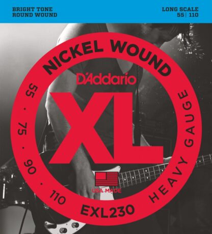 DADDARIO EXL230 Long Scale 55-110 strune za bas kitaro