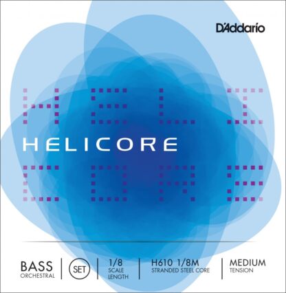 DADDARIO H61018M Helicore Orchestra 1/8 Medium strune za kontrabas