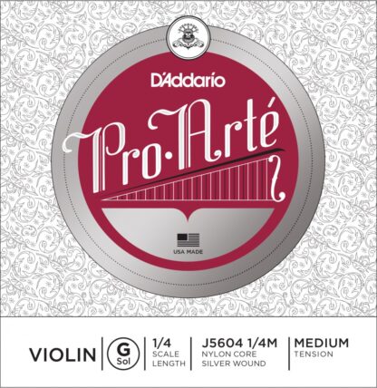 DADDARIO J560414M Pro Arte G 1/4 Medium struna za violino