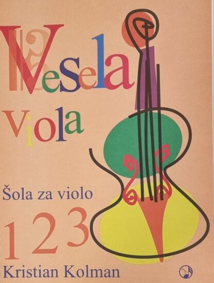 DZS Vesela viola 123 K. Kolman učbenik za glasbeno teorijo