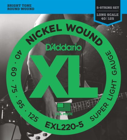 DADDARIO EXL220-5 40-125 strune za bas kitaro