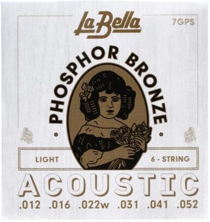LA BELLA 7GPS 12-52 strune za akustično kitaro