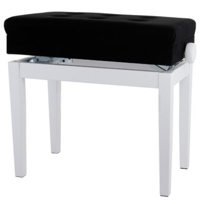 GEWA 130520 Deluxe White klavirska klop