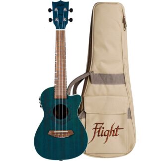 FLIGHT DUC380 CEQ Topaz koncert ukulele