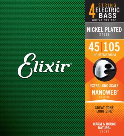ELIXIR 14087 NANOWEB 45-105 Extra Long strune za bas kitaro-1
