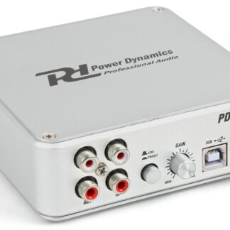 POWER DYNAMICS PDX015 USB Phono Preamp zvočna kartica