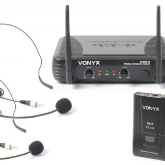 VONYX STWM712H VHF 2 Channel brezžični naglavni mikrofon
