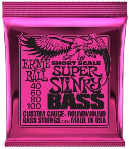 ERNIE BALL 2854 SUPER SLINKY SHORT SCALE 45-100 strune za bas kitaro