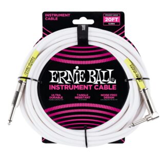 ERNIE BALL 6047 White 6m instrumentni kabel