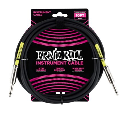 ERNIE BALL 6048 Black 3m instrumentni kabel