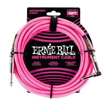ERNIE BALL 6083 Neon Pink 5.5m instrumentni kabel