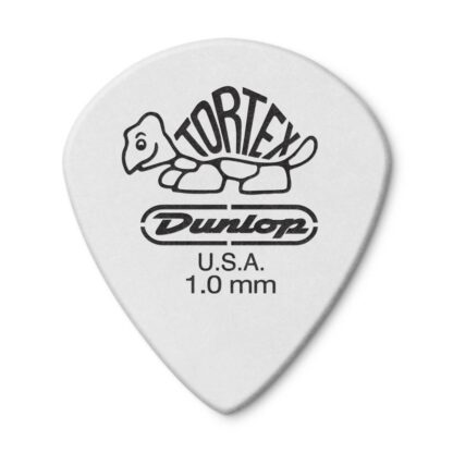 DUNLOP PICKS 478R1.0 TORTEX WHITE JAZZ III (72) paket trzalic
