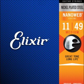 ELIXIR 12102 NANOWEB 11-49 prevlečene strune za električno kitaro