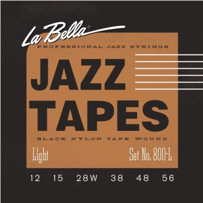 LA BELLA 800L Jazz Tapes Black 12-56 brušene strune za električno kitaro