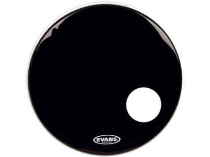 EVANS BD22RB EQ3 Resonant Black 22" opna za bas boben