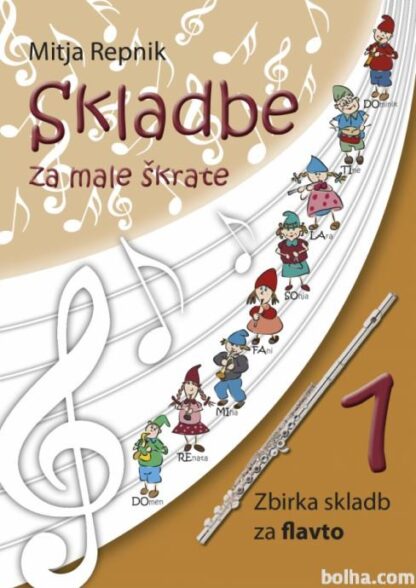 DZS Zbirka skladb za flavto 1 Repnik učna knjiga za flavto