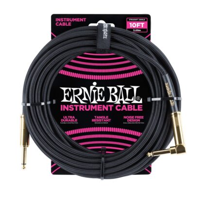 ERNIE BALL 6081 Black 3m instrumentni kabel