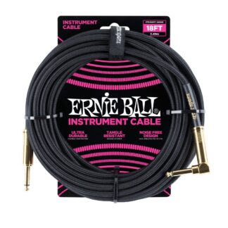 ERNIE BALL 6086 Black 5.5m instrumentni kabel