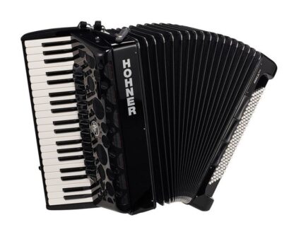 HOHNER AMICA Forte IV 120 Black klavirska harmonika s torbo