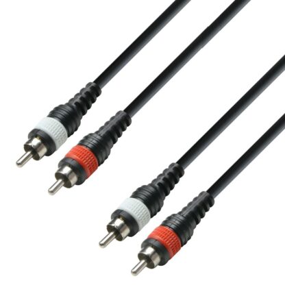 ADAM HALL K3TCC0300M RCA-RCA 3 m avdio kabel