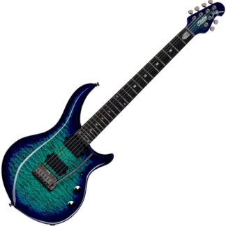 STERLING MAJESTY 200X QUILTED MAPLE Curelean Paradise električna kitara s torbo