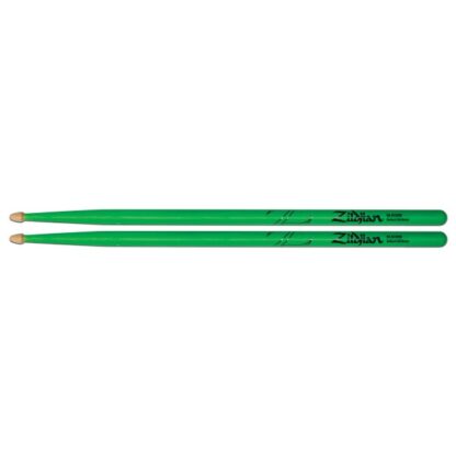 ZILDJIAN 5A ACORN NEON Green bobnarske palice - Image 2