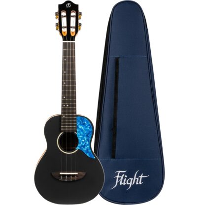 FLIGHT UKULELE IRIS Blk bariton ukulele s torbo