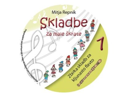 DZS Zbirka skladb za kljunasto flavto 1+CD Repnik učbenik za blok flavto - Image 2