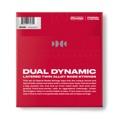 DUNLOP DBHYN45105 DUAL DYNAMIC Nickel Steel 45-105 strune za bas kitaro - Image 2