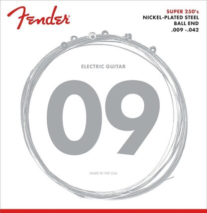 FENDER 250L NPS BALL END 9-42 strune za električno kitaro