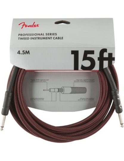 FENDER PRO 15´ 4,5m RED TWD instrumentni kabel