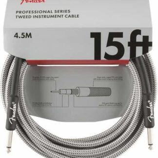 FENDER PRO 15´ 4,5m WHT TWD instrumentni kabel