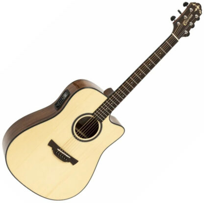CRAFTER ABLE D-600CE/N NX Preamp Natur elektroakustična kitara s torbo