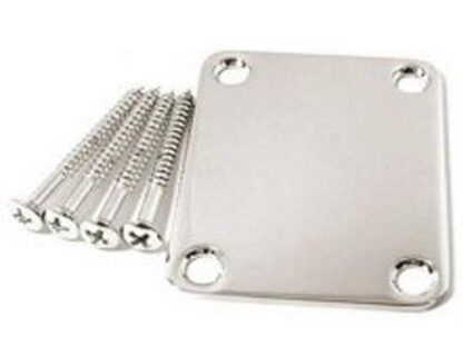 FENDER PLATE,NECK,PLAIN ,CHROME