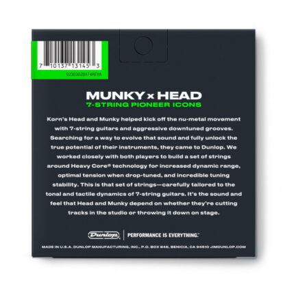 DUNLOP ACCESSORIES KRHCN1065-7 KORN HEAVY CORE 10-65-7 strune za električno kitaro - Image 3