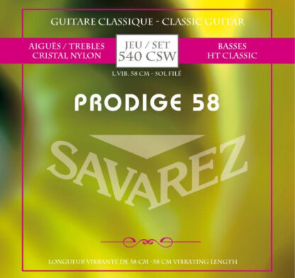 SAVAREZ 540CSW PRODIGE NEW CRISTAL CLASSIC WOUND G 1/2, 3/4 strune za klasično kitaro