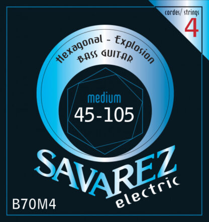 SAVAREZ B70M4 HEXAGONAL EXPLOSION 45-105 strune za bas kitaro