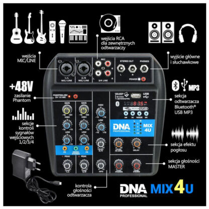 DNA MIX 4U mešalna miza - Image 3