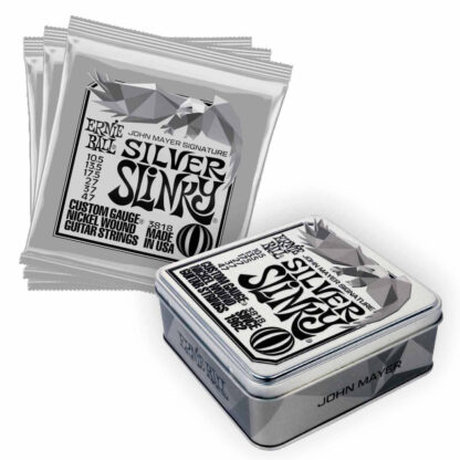 ERNIE BALL 3818 JOHN MAYER SILVER SLINKY 10.5-47 (3 Set) strune za električno kitaro