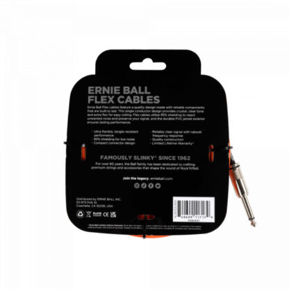 ERNIE BALL 6421 Flex Orange 6m instrumentni kabel - Image 2