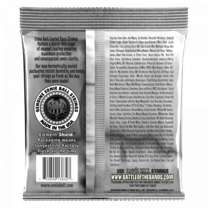 ERNIE BALL 3832 COATED SLINKY 50-105 strune za bas kitaro - Image 2
