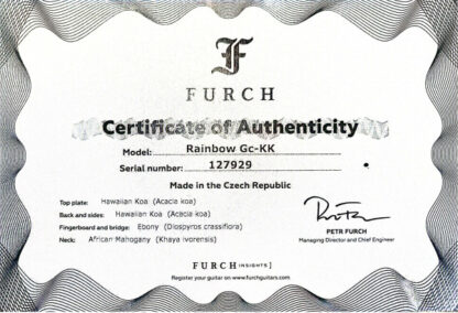 FURCH RAINBOW GC-KK A Nat akustična kitara s kovčkom - Image 2