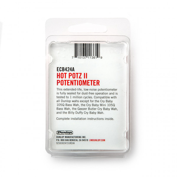 DUNLOP ACCESSORIES ECB424B HOT POTZ II-100K potenciometer - slika 2