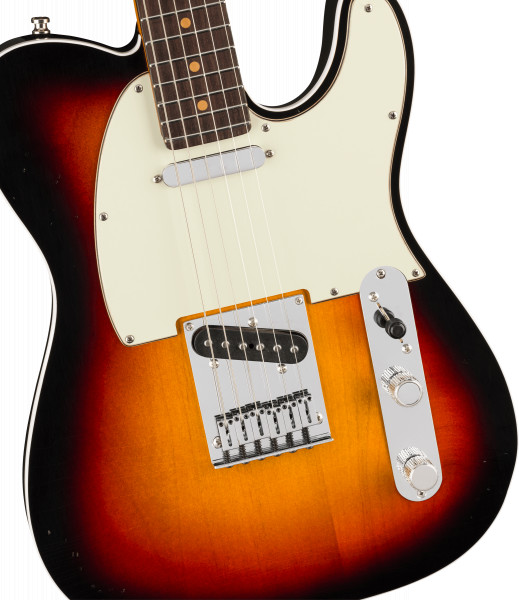 FENDER Ultra Luxe Vintage '60s Telecaster Custom RW 3TSB električna kitara s kovčkom - slika 3