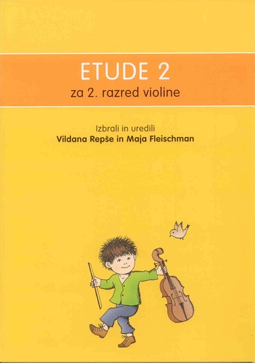 DZS ETUDE 2 ZA 2. RAZRED VIOLINE učbenik za glasbeno teorijo
