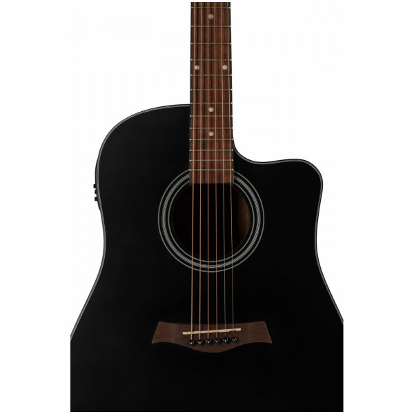 FLIGHT GUITARS D-175CE Blk elektroakustična kitara - slika 3