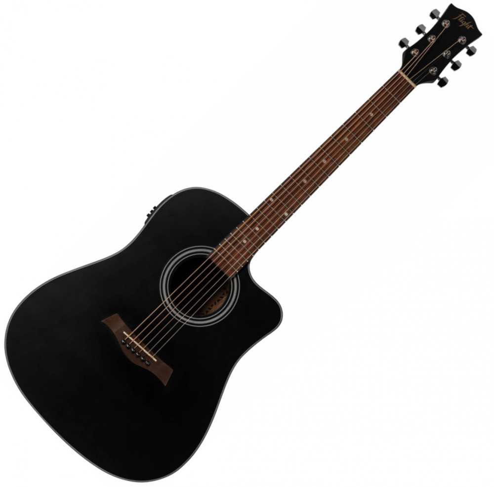 FLIGHT GUITARS D-175CE Blk elektroakustična kitara